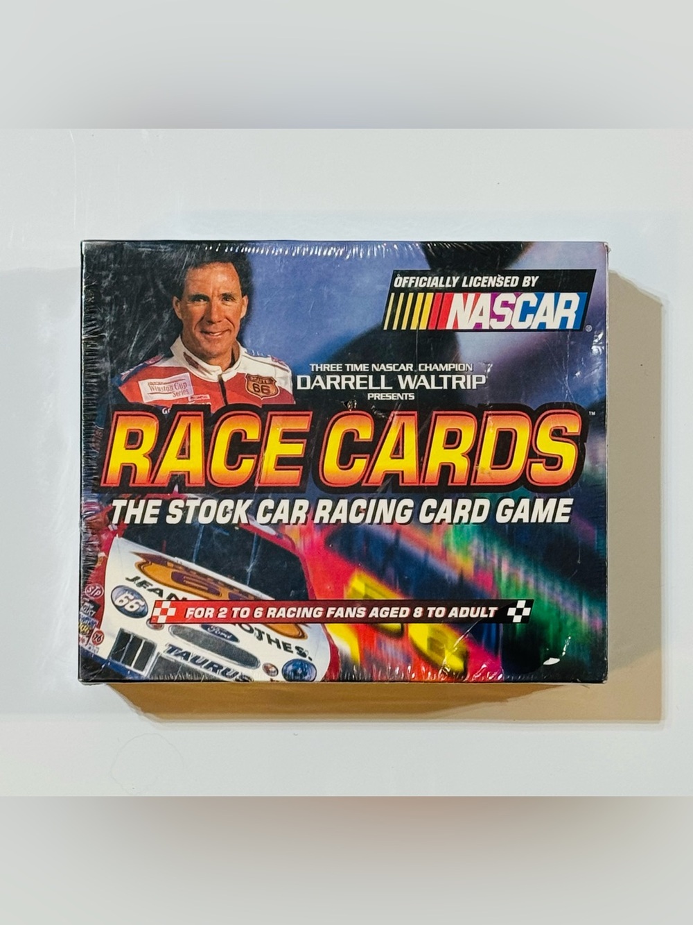 Vintage Race Cards Darrell Waltrip Stock Car Racing Card Game NASCAR New Sealed